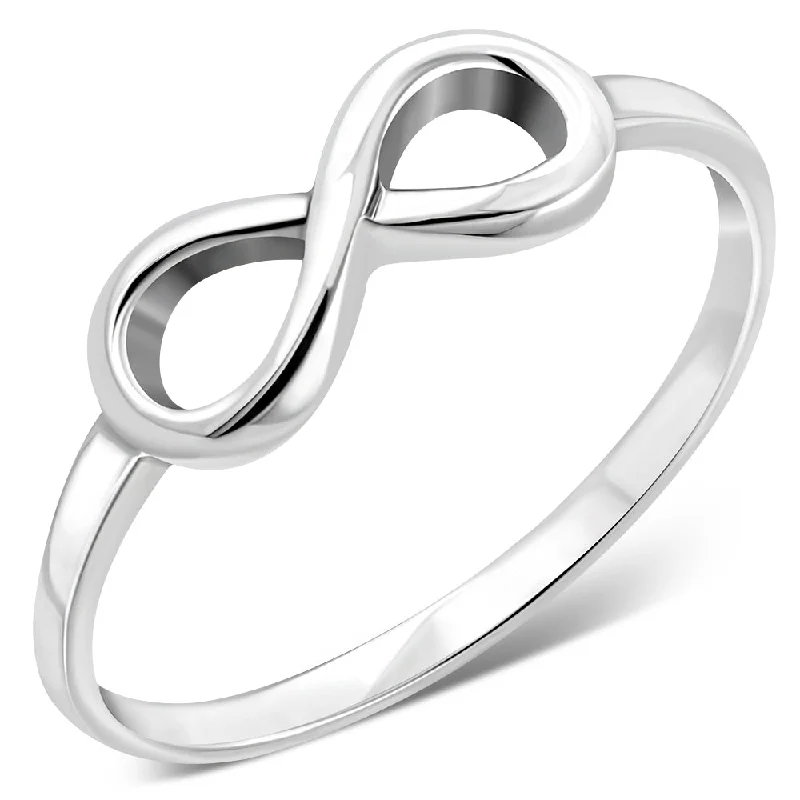 Infinity Knot Sterling Silver Ring