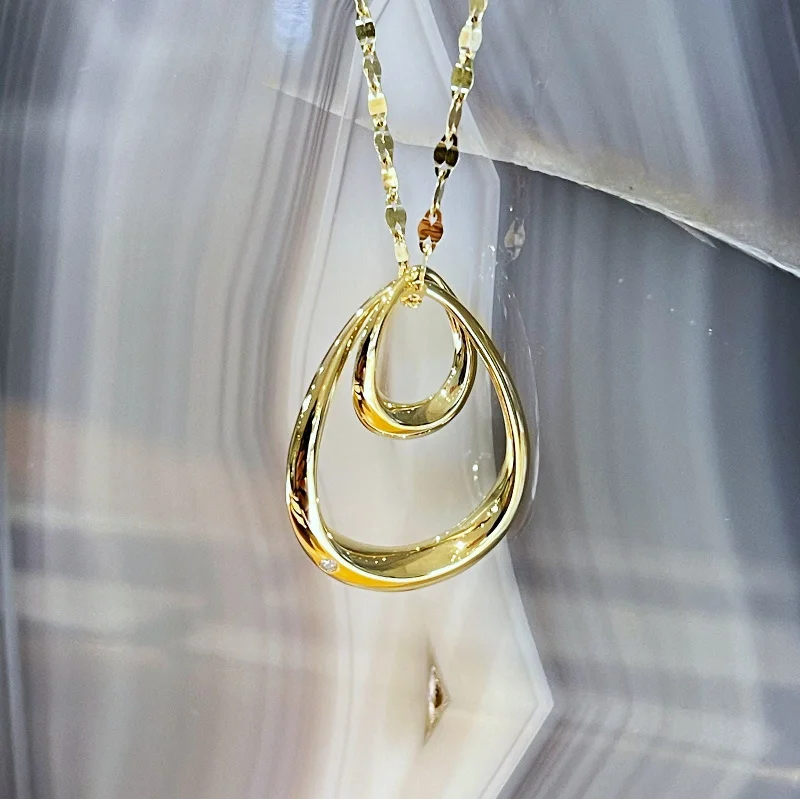 Double Oval Pendant