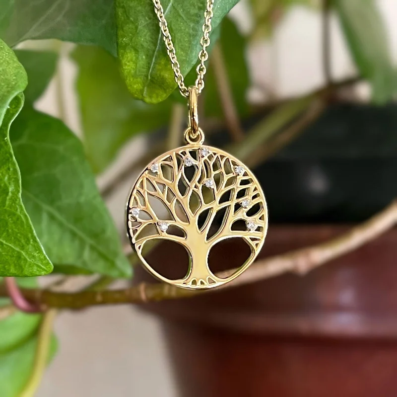 Tree of Diamonds Necklace