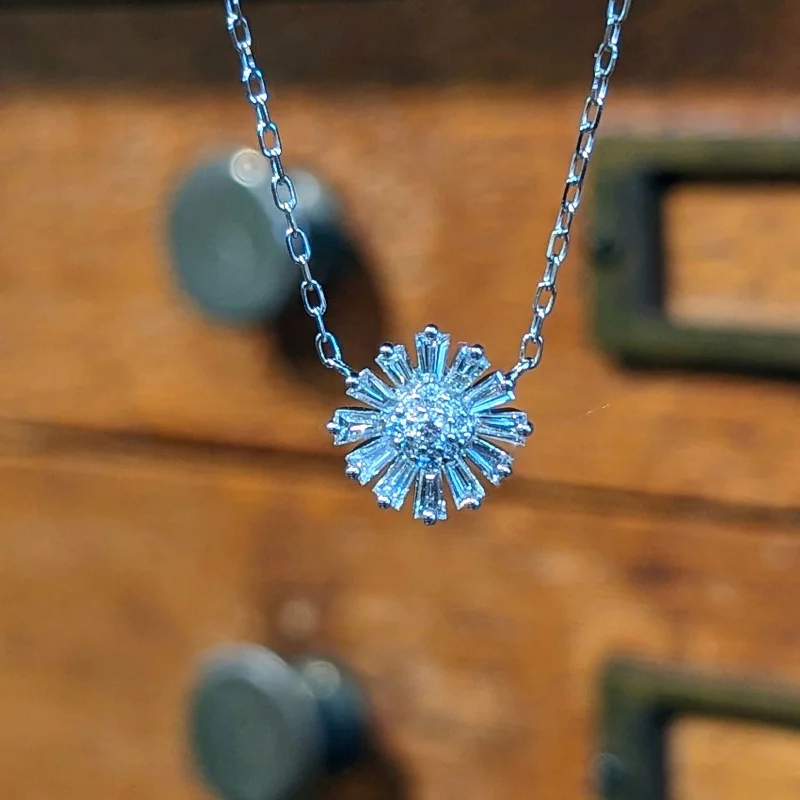 Diamond Burst Necklace