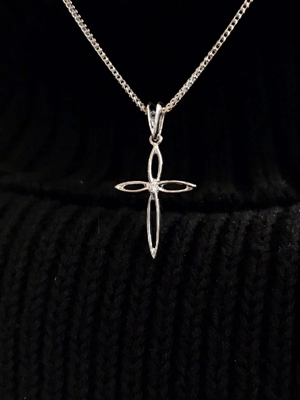 Diamond Cross Pendant