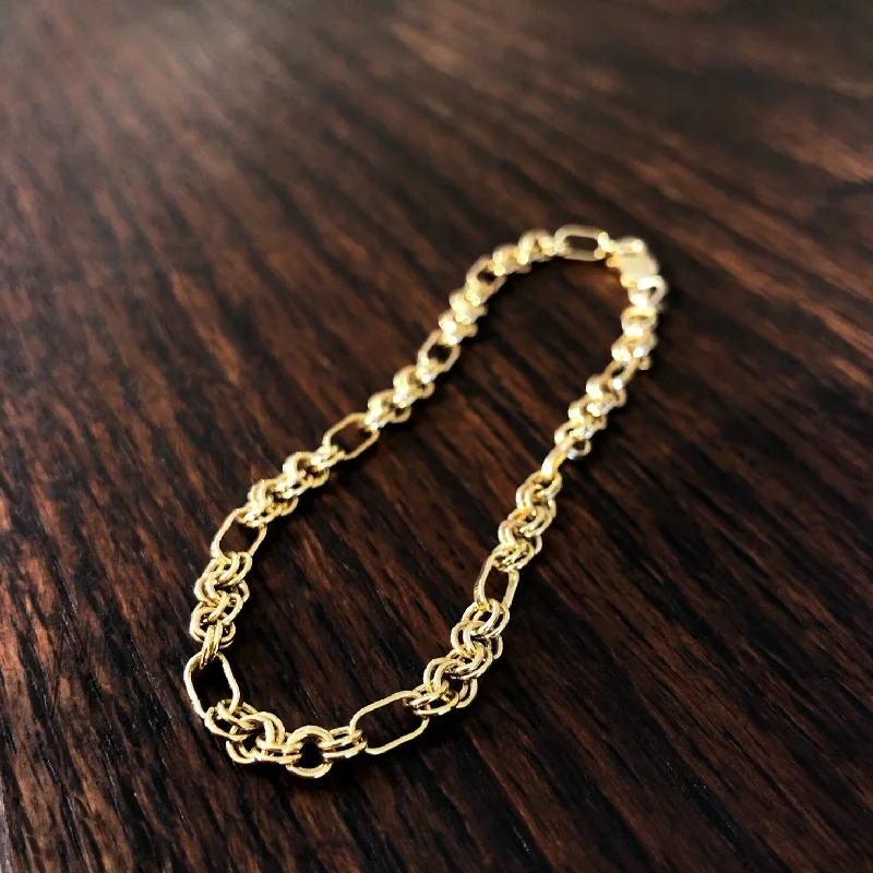 Double Circle Link Bracelet