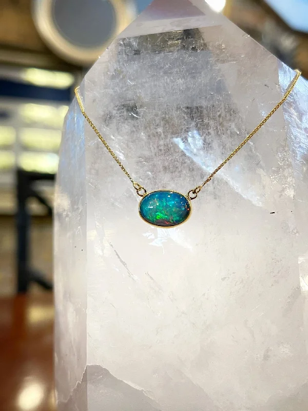 Ethiopian Opal Necklace