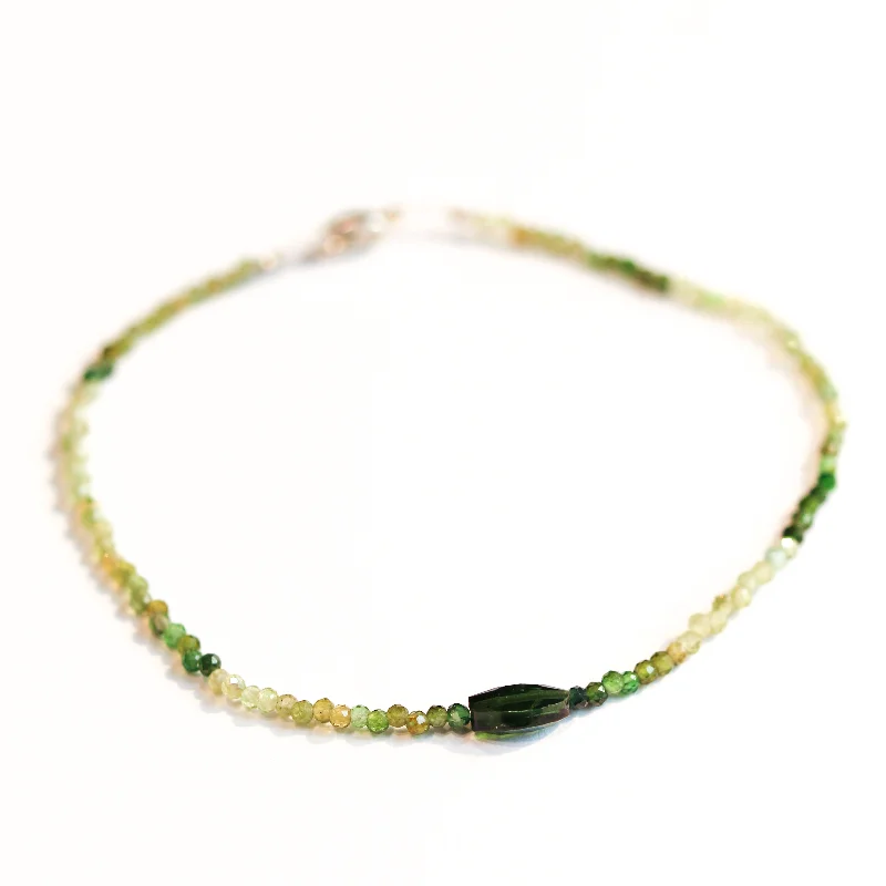 Green Tourmaline Bracelet No. 125