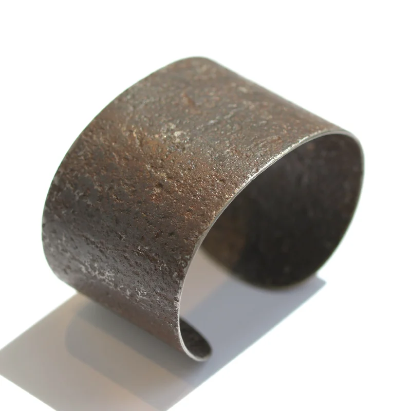 Jock Favour Iron Wine Barrel Cuff Bracelet