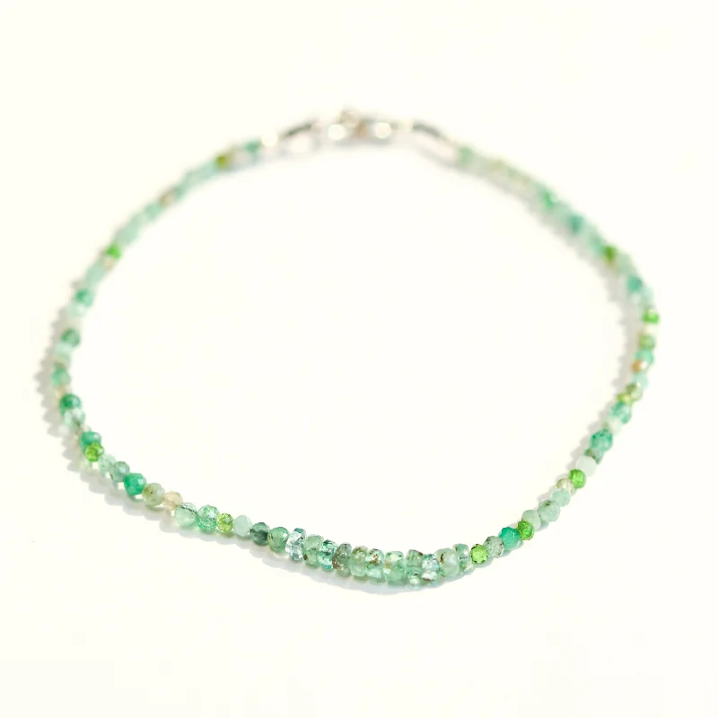 Multi Gem & Emeralds Bracelet No. 124