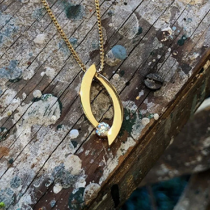 Bypass Diamond Pendant