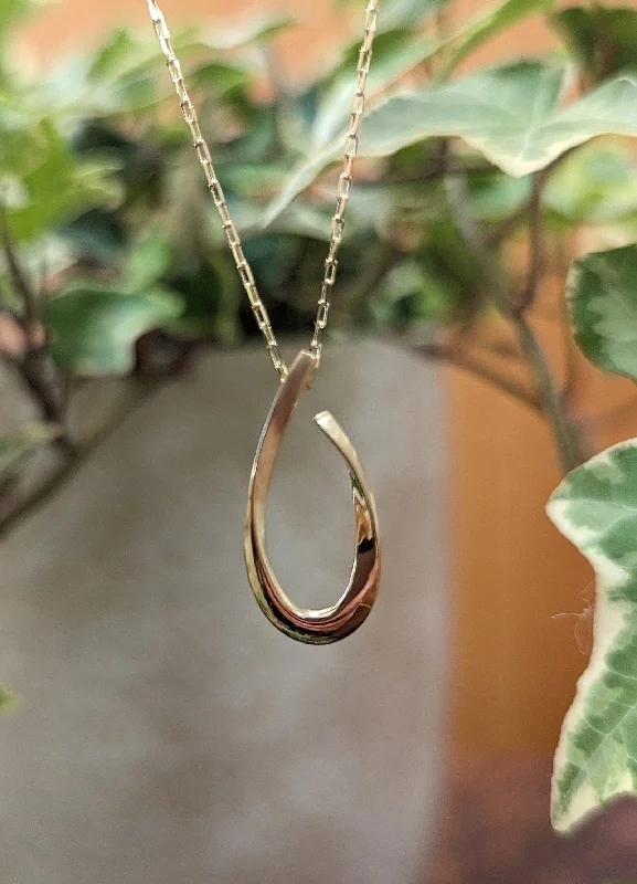 Open Teardrop Necklace