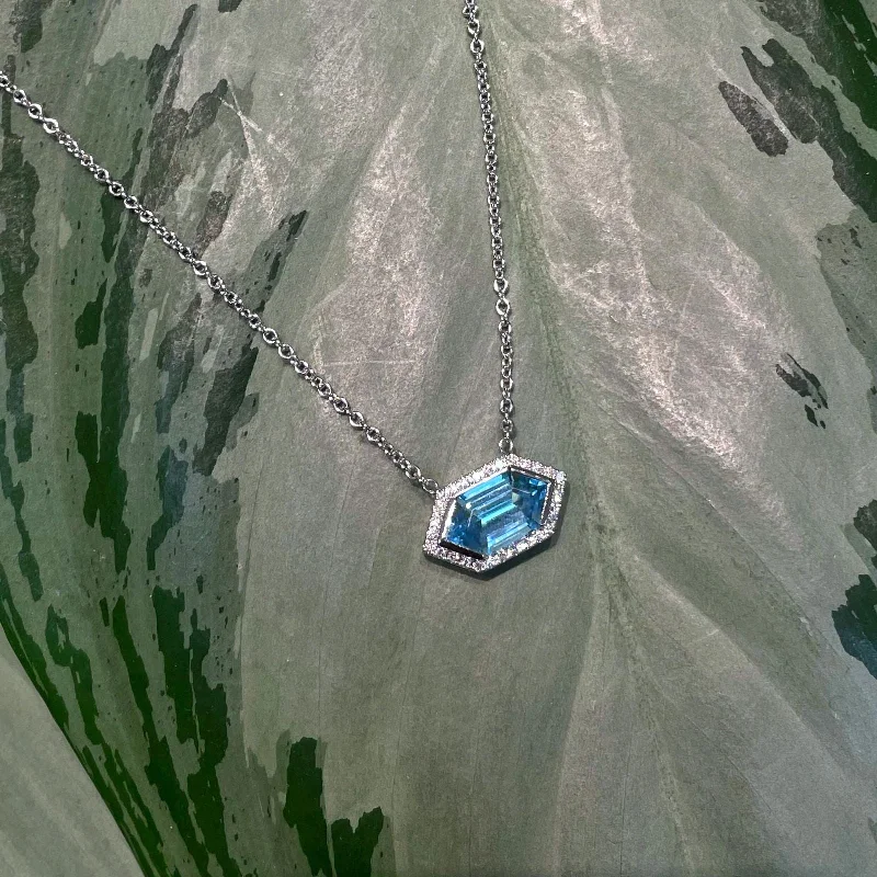 Blue Topaz Pendant