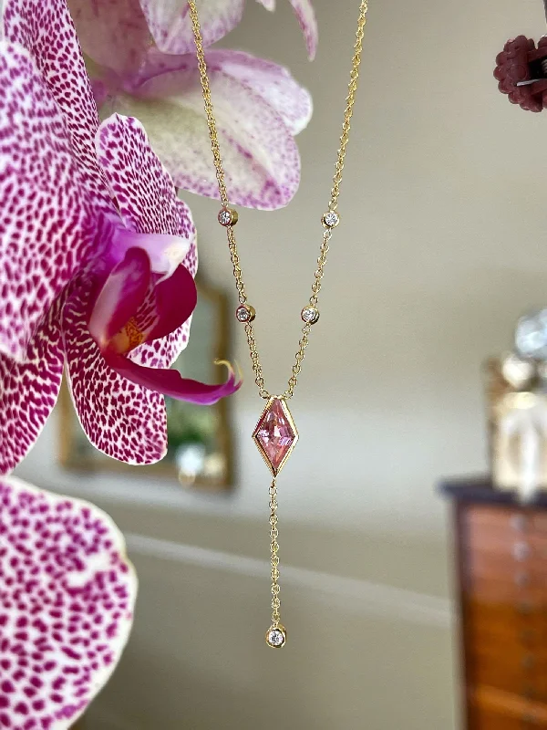 Pink Tourmaline Necklace