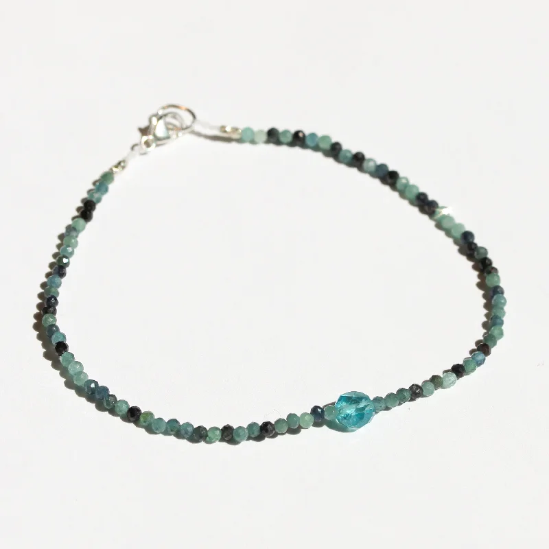 Tourmaline + Apatite Bracelet