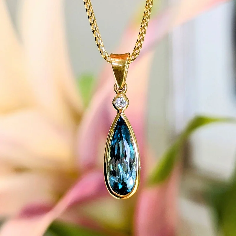 Tourmaline Drop Pendant