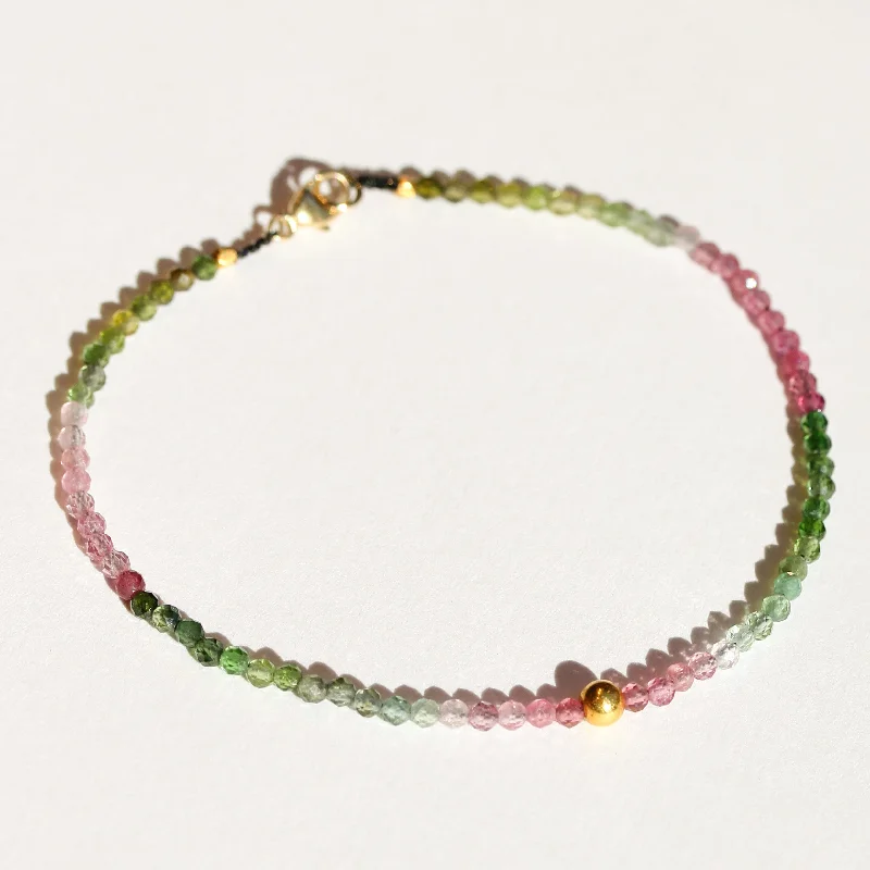 Watermelon Tourmaline Bracelet