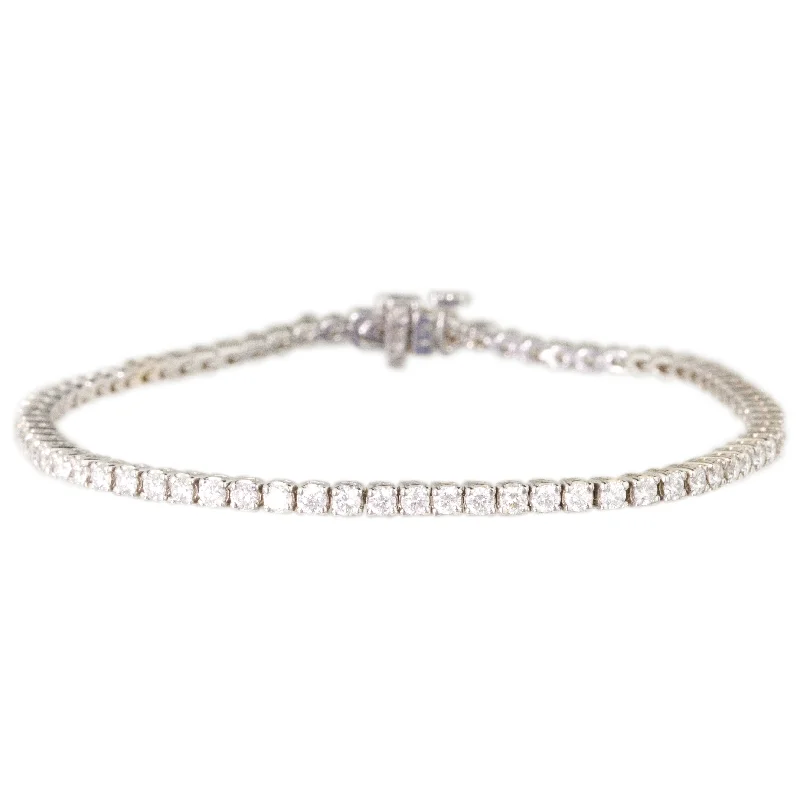 White Diamond Tennis Bracelet