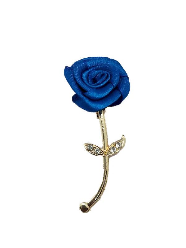 Blue Flower Designer Brooch