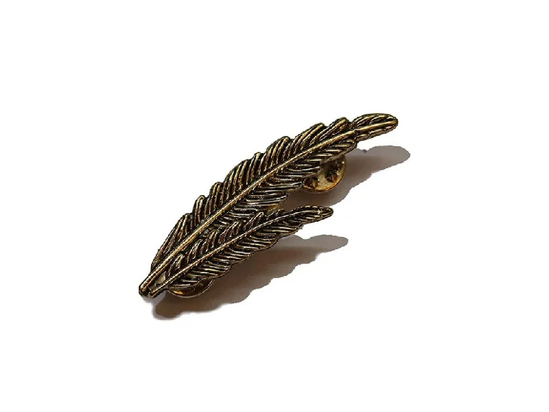 Golden Leaf Designer Brooch