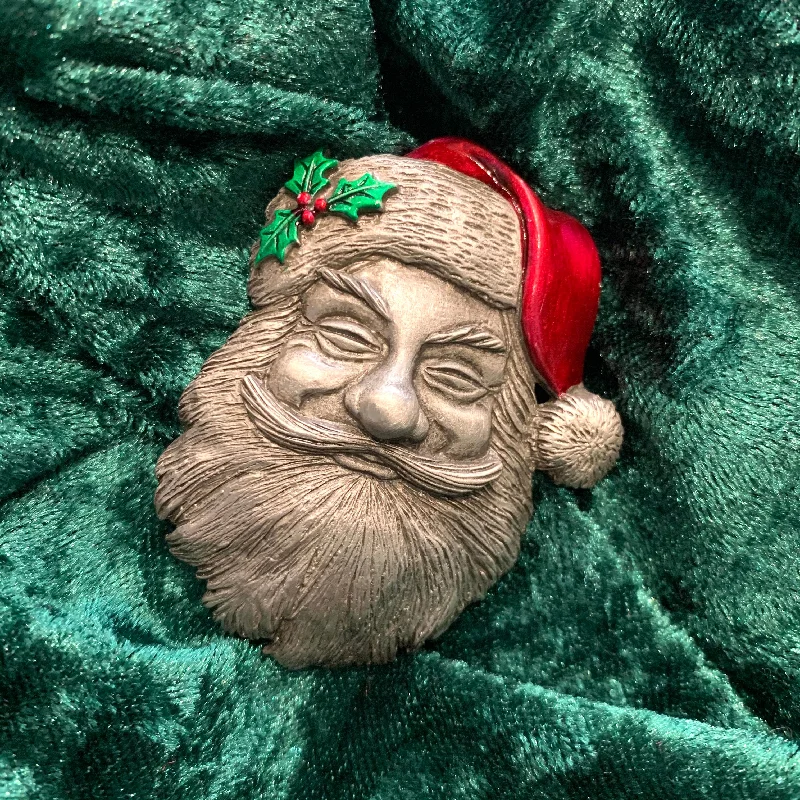 Father Christmas brooch by JJ