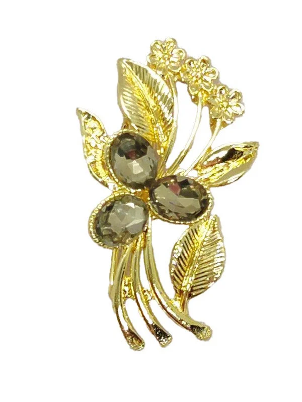 Golden Designer Brooch