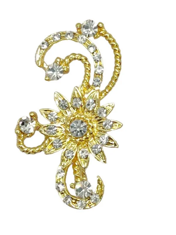 Golden Designer Brooch