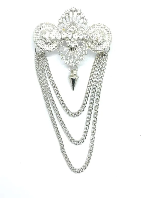 Silver Designer Brooch