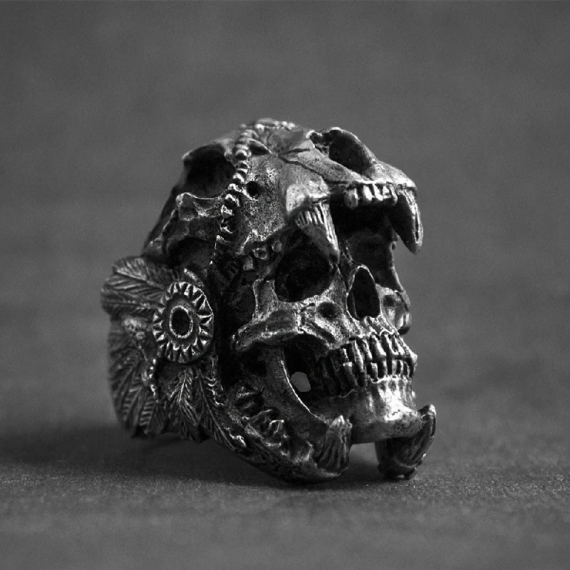 Skull Retro Devil Skull Ring