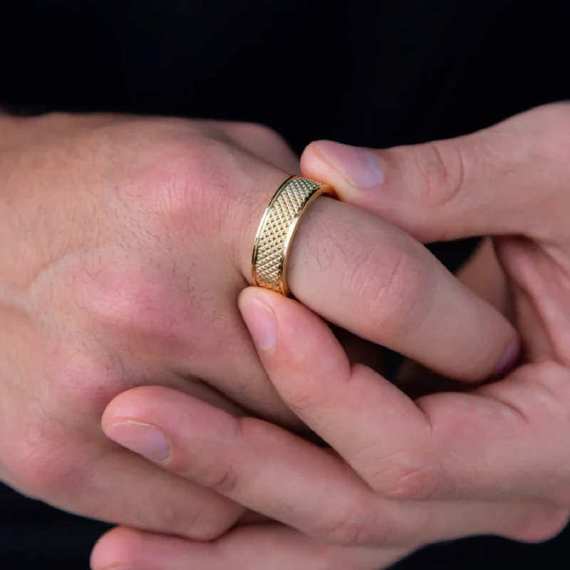 Grooved Spike Ring