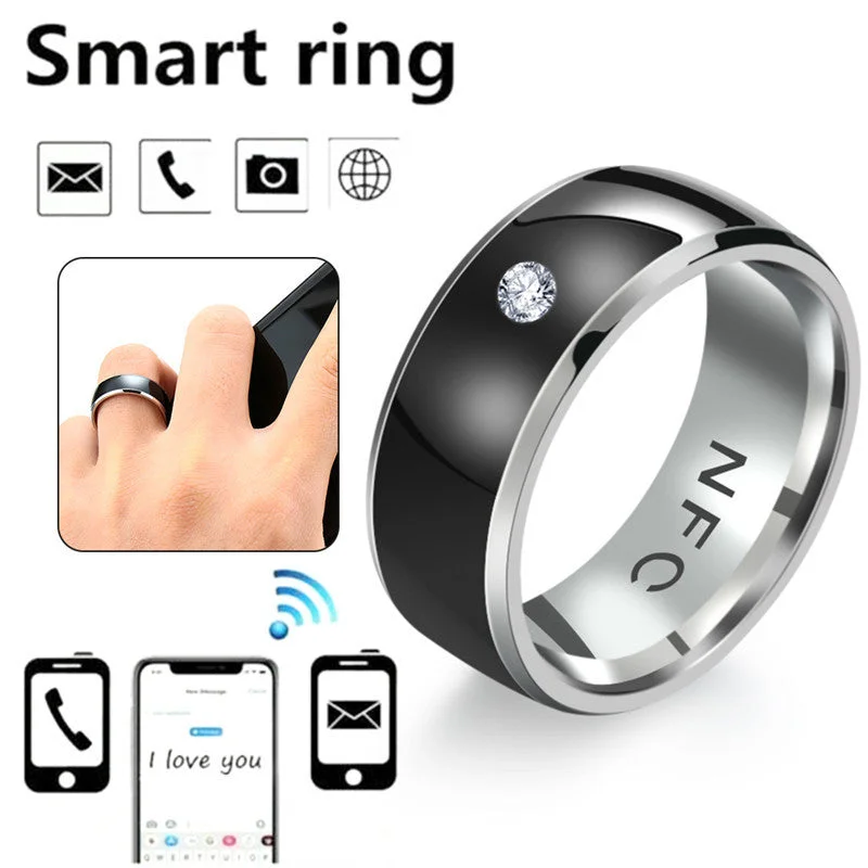 Multifunctional Smart Wearable Access Control Stainless Steel Ring