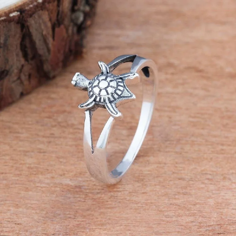 Wholesale Alloy Personality Turtle Ring